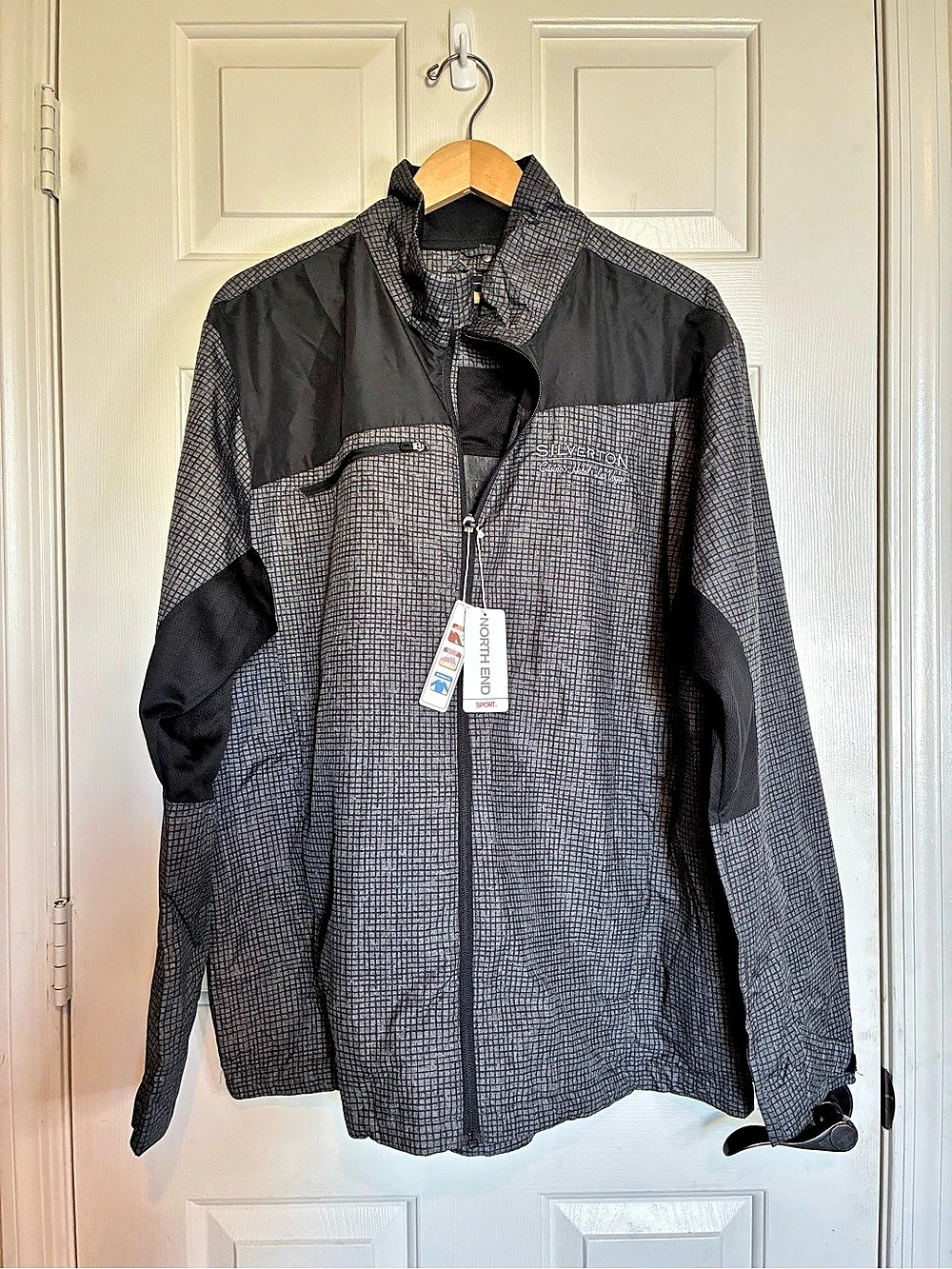 North End Weather Technology Sport Men's Jacket Black & Gray XL NWT